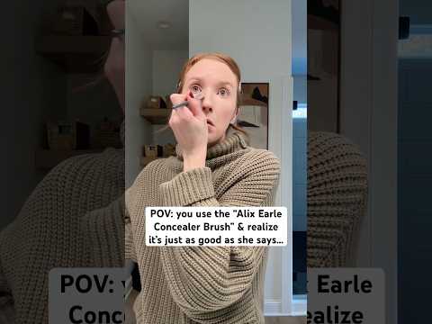 I tested the Alix Earle Concealer Brush… it’s AMAZING! #bkbeauty #alixearle #beautytips #beautyhacks