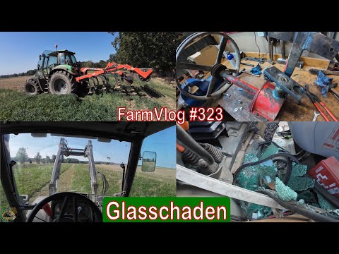 Farmvlog #323: Kuhn Cultimer L300 | Scheibe zerschossen