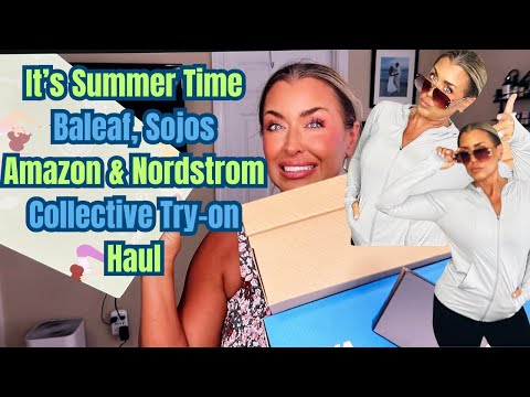 BALEAF ACTIVEWEAR + SOJOS TRY ON HAUL | NORDSTROM SALE | COLLECTIVE HAUL | HOTMESS MOMMA VLOGS