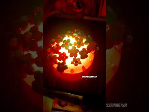 Viral clay flower lamp #diy #pakclay #viralshort