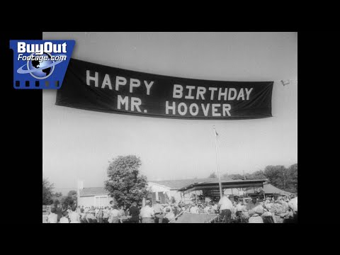 Former President Hoover's 88th Birthday and Library Dedication