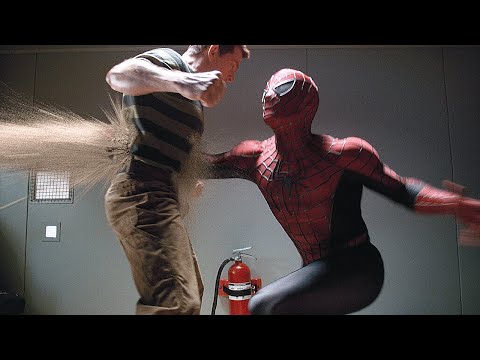 스파이더맨 vs 샌드맨 도로 싸움 장면 | 스파이더맨 3 (Spider-Man 3, 2007) [4K]