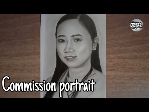 Commission Portrait | For Teacher's Day Surprise gift | jesar art