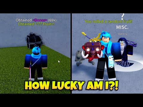 How Lucky Am I To Obtained FREE RANDOM FRUIT?!? | Blox Fruits