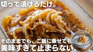 【ダイエットにも】玉ねぎがあれば作れる。切って漬けるだけで肉や米、野菜が止まらなくなる！漬け新玉ねぎ【低脂質】