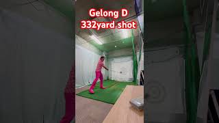 フォーティンGelong Dで打つ332yard shot✨️#jpda #ドラコン #ドラコンプロ #ゴルフ