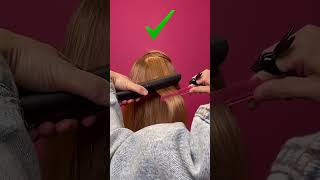 You're straightening your hair wrong!