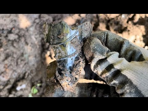 A Short Video Excavating Behind an 1800s Building.