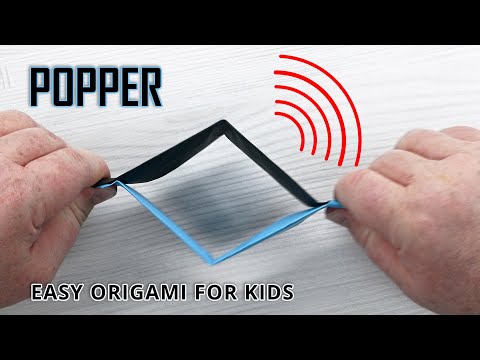 Quick and Simple Origami Tutorial - Make Your Own Paper Popper