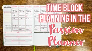 Time Block Planning | Passion Planner