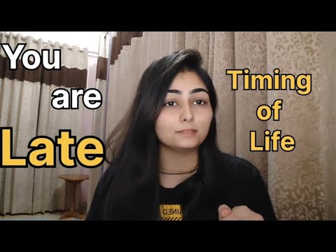 Day 3- Overcoming the "Too Late" Mindset..If you Feel behind Watch this....