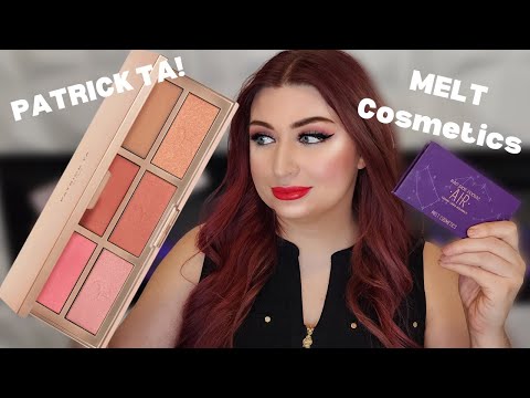 Patrick Ta Major Headlines Blush & Highlighter Palette Volume 2 + Melt Bad Side Zodiac Air Review