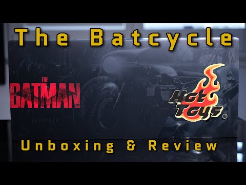 Hot Toys Batcycle 1/6 Scale Vehicle Unboxing & Review | The Batman