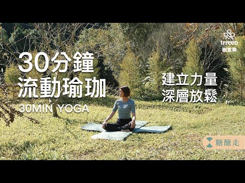 30分鐘流動瑜珈｜建立力量 深層放鬆 新手友善 ft.瑜珈老師Vivian｜trreeo樹重奏