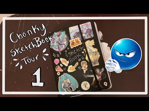 || CHONKY Sketchbook Tour! 🫡✨ || (READ DESC)