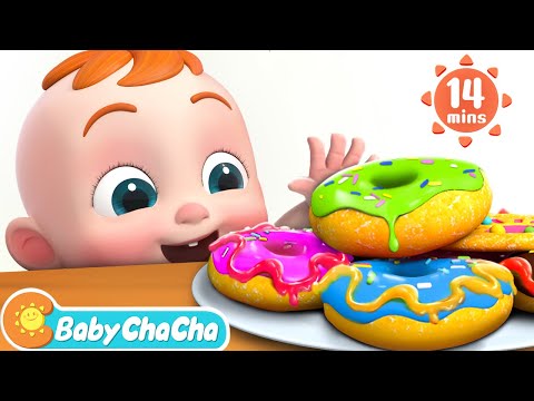 Baby Wants the Colorful Donuts | The Color Song + More Baby ChaCha Nursery Rhymes & Kids Songs