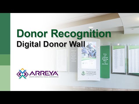 Custom Digital Donor Recognition Display