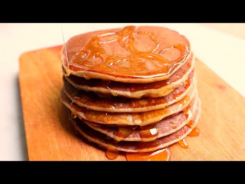 Banana Pancake Recipe ! Easy Fluffy Banana Pancakes! How to make banana pancake