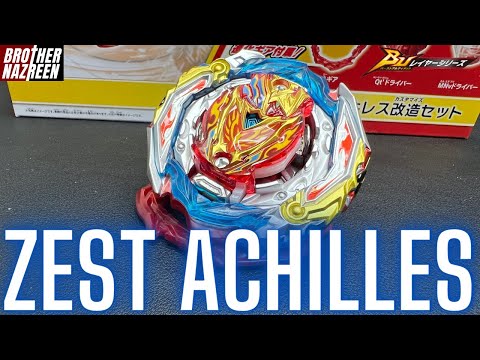 48 COMBOS! B-201 Zest Achilles | Beyblade Burst Ultimate Unboxing & Review