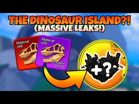 HIDDEN Dinosaur Island & Dinosaur Bones Material OFFICIAL Leaks!! (Blox Fruits)