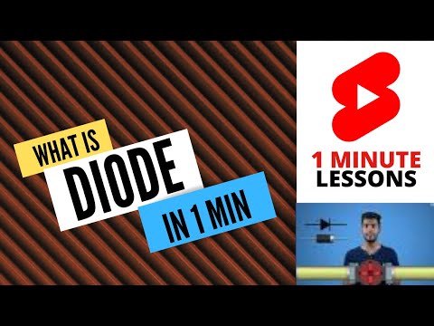 What is a diode ? watch this #vrook #short to know more ! #electronics #diode #semiconductor