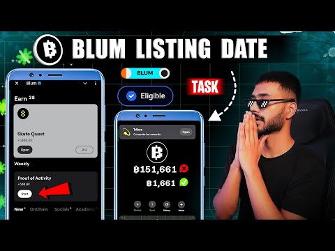 BLUM AIRDROP LISTING DATE ? || BLUM PROOF OF ACTIVITY || BLUM AIRDROP WITHDRAWAL || Eligibility Task