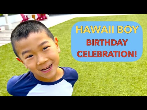 HAWAII BIRTHDAY CELEBRATION//Tanner's 9th Birthday Family Party