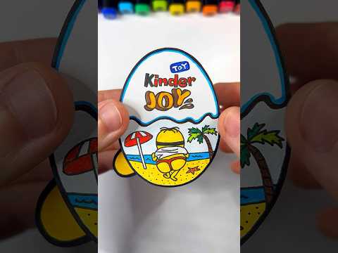 DIY Summer Minion Despicable Me Kinder Joy | Paper Craft Ideas #shorts #papercraft