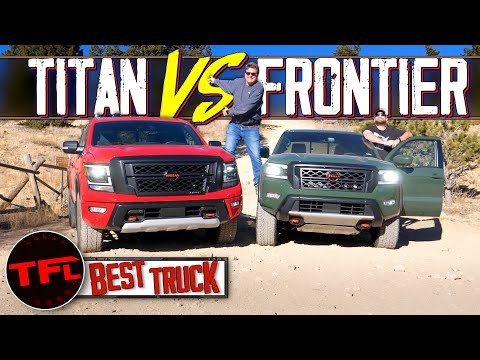 Does The New 2022 Nissan Frontier Pro-4X Crush The Titan Off-Road? Big vs Little Brother Rivalry!