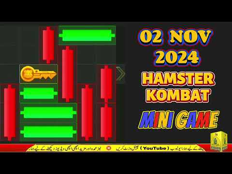 Hamster Kombat New Season Mini Game Solution 2 November 2024