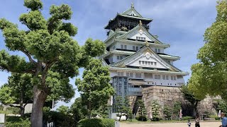 Actually, the inside of Osaka Castle is like a museum in Japan