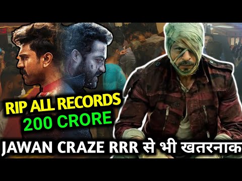 JAWAN MOVIE CRAZE | DAY 1 200CR COLLECTION || SHAH RUKH KHAN ||