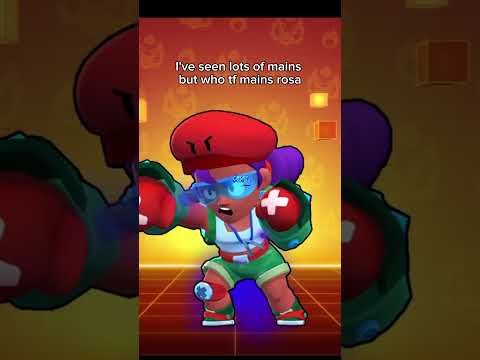 Rosa Mains 🤡💀 | BrawlStars | #brawlstars #shorts #brawlstarsmemes