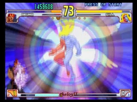 Street Fighter III: 3rd Strike - (Akuma) Final Boss Battle vs. Gill & finale