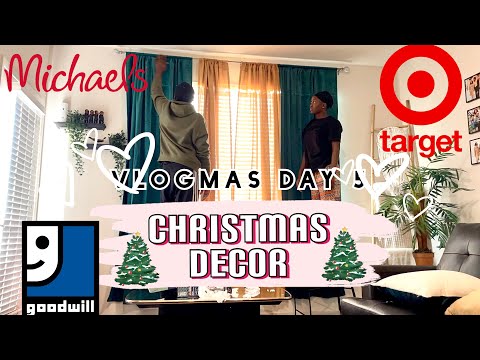 Shopping and Decorating for Christmas || Vlogmas Day 5