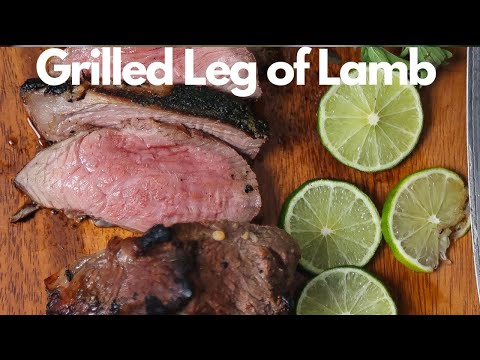 The Best Grilled Butterflied Lamb Recipe | Cuban Mojo Flavored