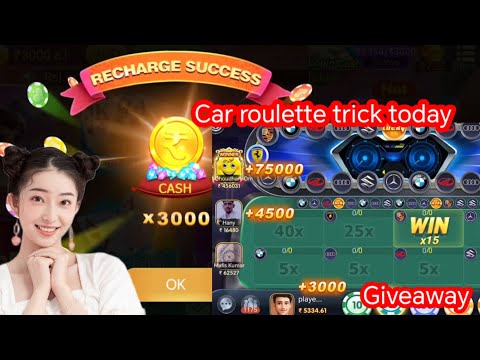 Car roulette trick today/ car roulette trick and tips/ car roulette game trick/ teenpatti gold trick