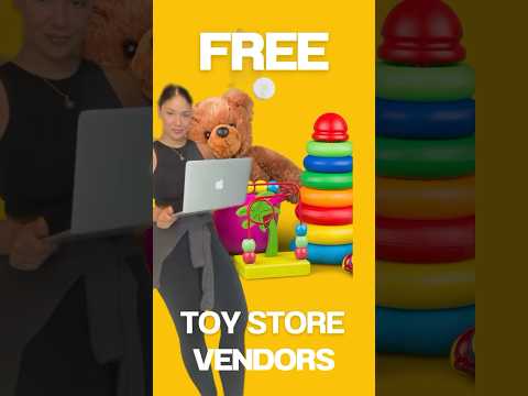 Free Toy Store vendor list could be valuable for finding suppliers 🙌