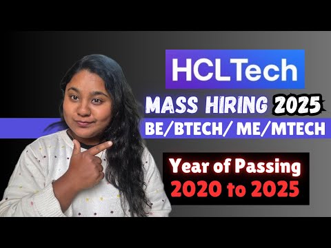 HCL Engineering Graduates Mass Hiring|BE/BTECH/ME/MTECH hiring|2020-2024