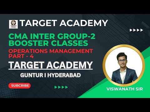 4.CMA_INTER_G2_OM_BOOSTER_CLASSES_PART-4_BY_VISWANATH_SIR #cma #cmaexam #cmainter #ca #acca #cmausa