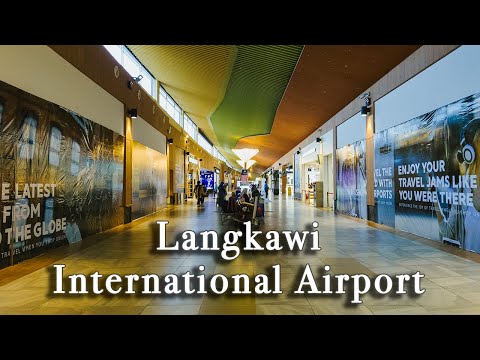 Langkawi International Airport Malaysia【Full Tour in 4k】