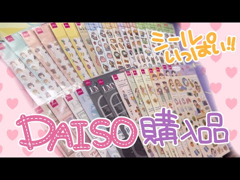 DAISO購入品【シール大量買いしてしまった！】収納作業付き( *´艸｀)作業用にどうぞ！