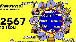 #ดูดวงจากอายุ  ปี พ.ศ.2567 ตามตำราพรหมชาติ ความหมายและวิธีแก้ คกฉัตรทอง ราหู ปราสาททอง ฉัตรเงิน