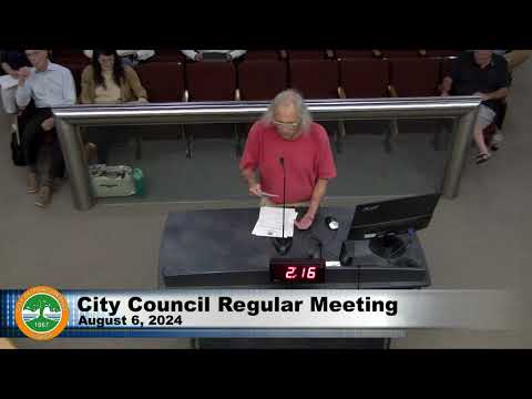 City Council Regular Meeting - 08/6/2024