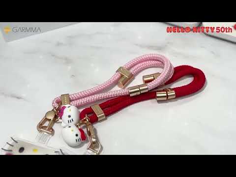 GARMMA Hello Kitty 50th系列 產品總集 公仔吊飾短掛繩/公仔吊飾長背帶/無線充電支架/PD伸縮傳輸線/PD充電器/磁吸無線行動電源