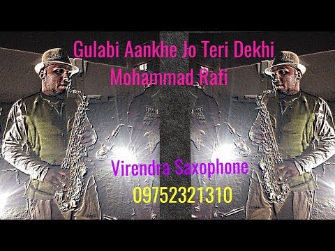 Gulabi Aankhen Jo Teri Dekhi | Mohammed Rafi | The Train | Instrumental Saxophone Cover By Vijendra