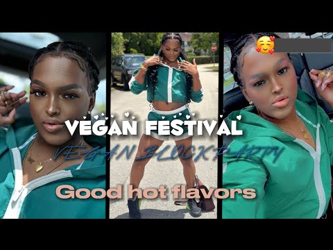 VEGAN BLOCK PARTY  Was hot  in Fort Lauderdale