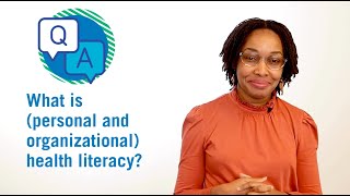 What is health literacy? | A Lesson in Public Health