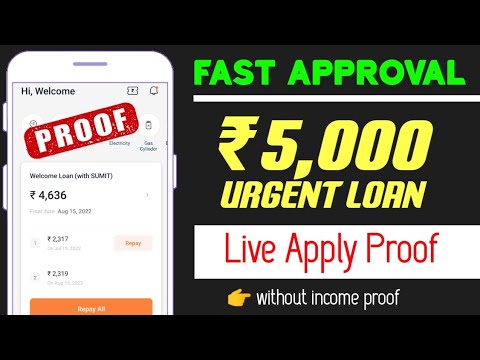 🔥Live Apply- ₹5000 Urgent Loan from Fast Approval Instant Loan App 2022 | Loan App | Best Loan App