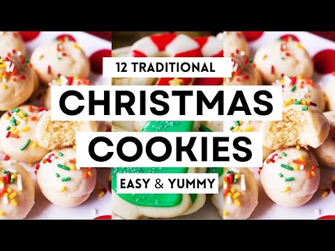 12 TRADITIONAL CHRISTMAS COOKIES | Easy Recipe Ideas #christmas #christmas2024